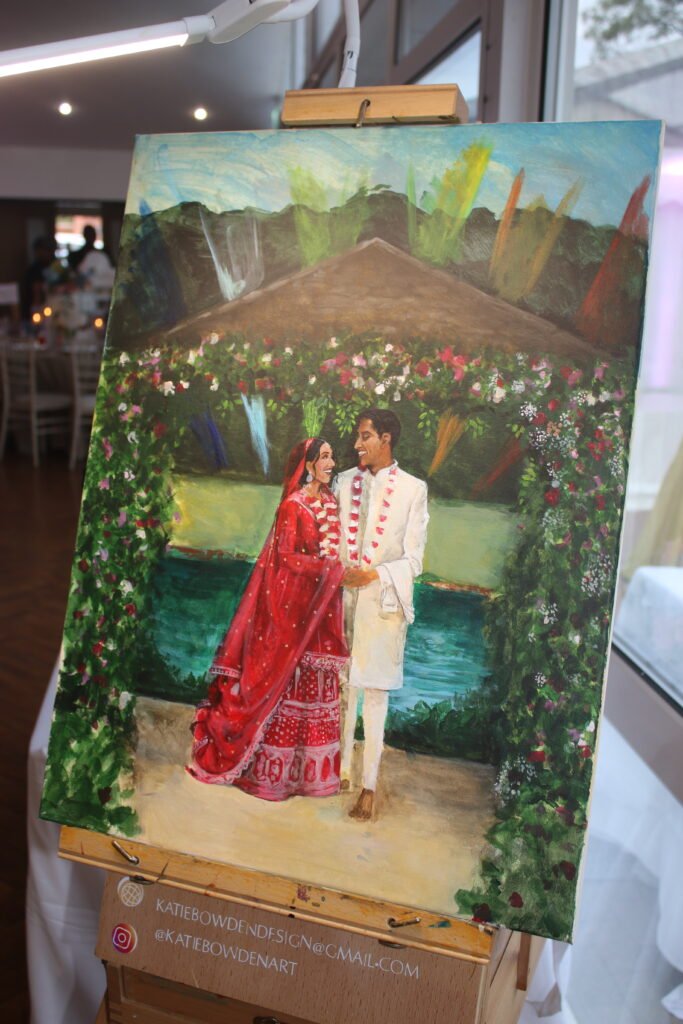 Live Wedding painter Uk